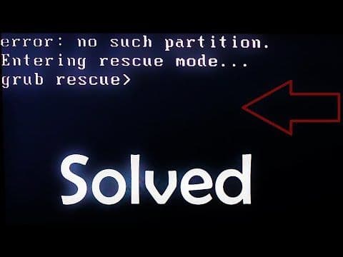 Rescuing a Broken Dual-Boot